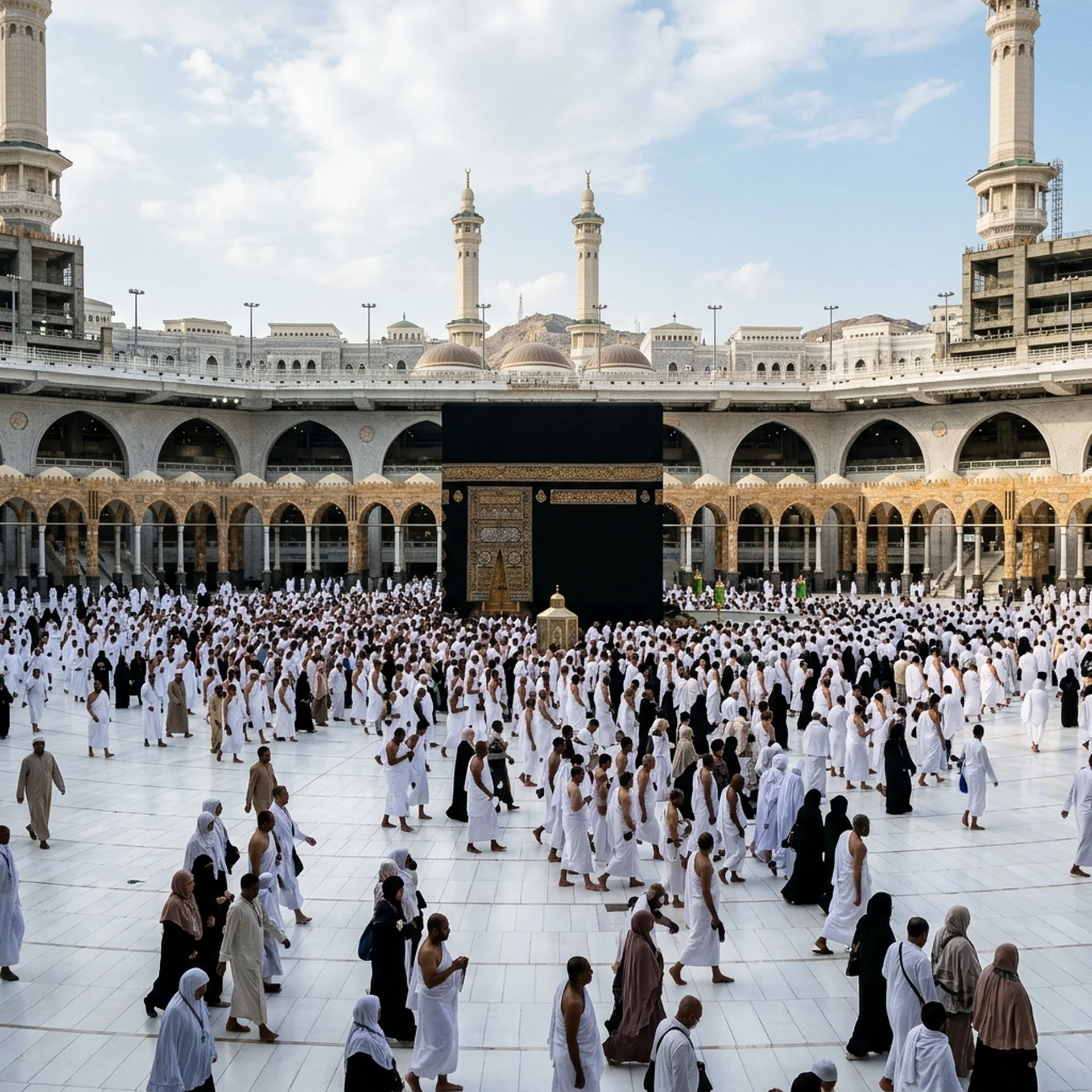 Mekke Mescid-i Haram Gündüz Tavafı